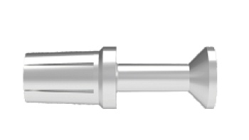 Розеточный обжимной контакт (Ag) 100A-SF-10 - Розеточный обжимной контакт, номинальный ток: 100A, номинальное сечение: 10,0 мм кв., тип покрытия контактов: серебро