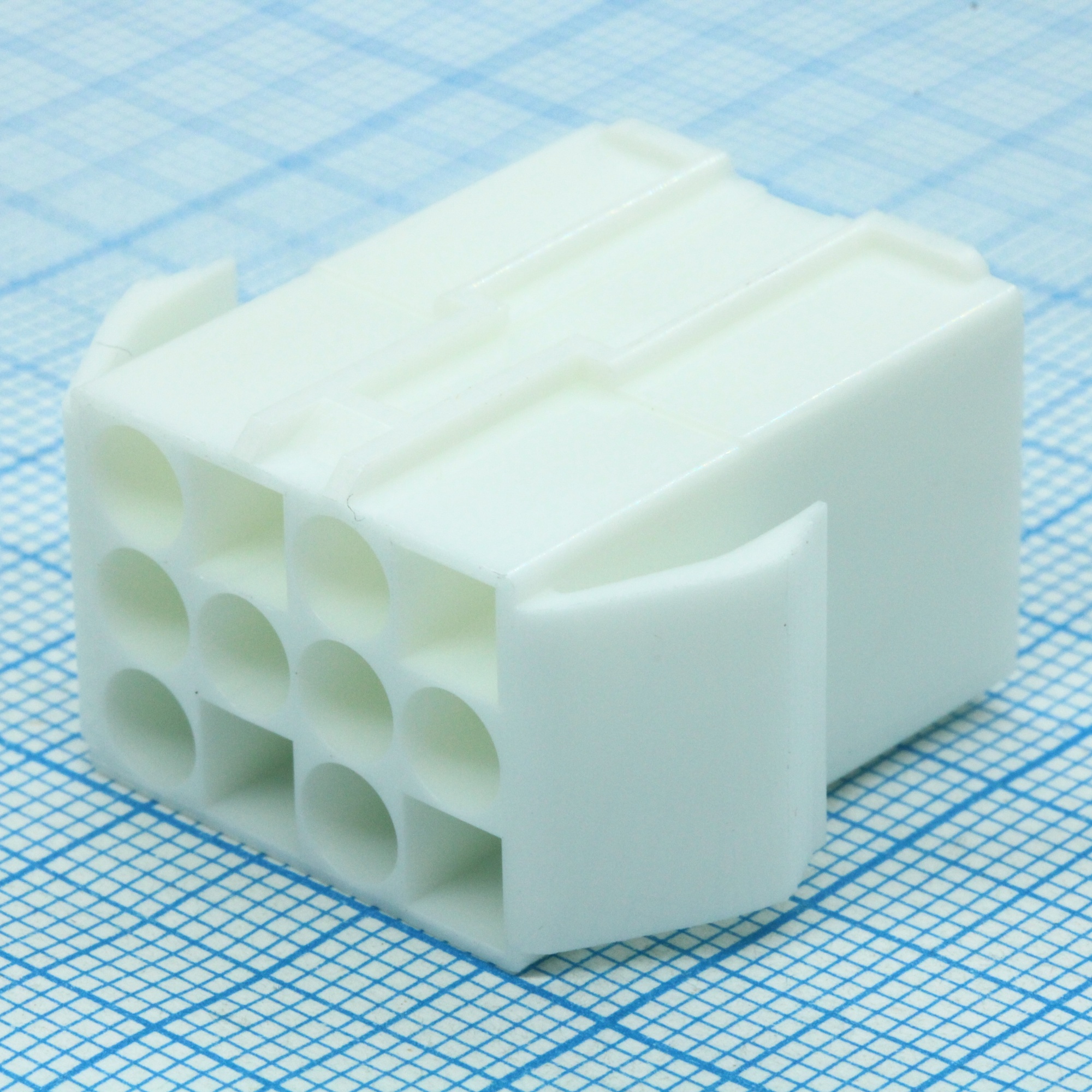 ELR-12V - Корпус разъема розетка 12 контакт(-ов) 4.5мм прямой монтаж на кабель пакет