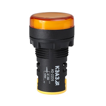 Лампа AD22DS(LED) матрица D22мм желтый 24В AC/DC- 303937