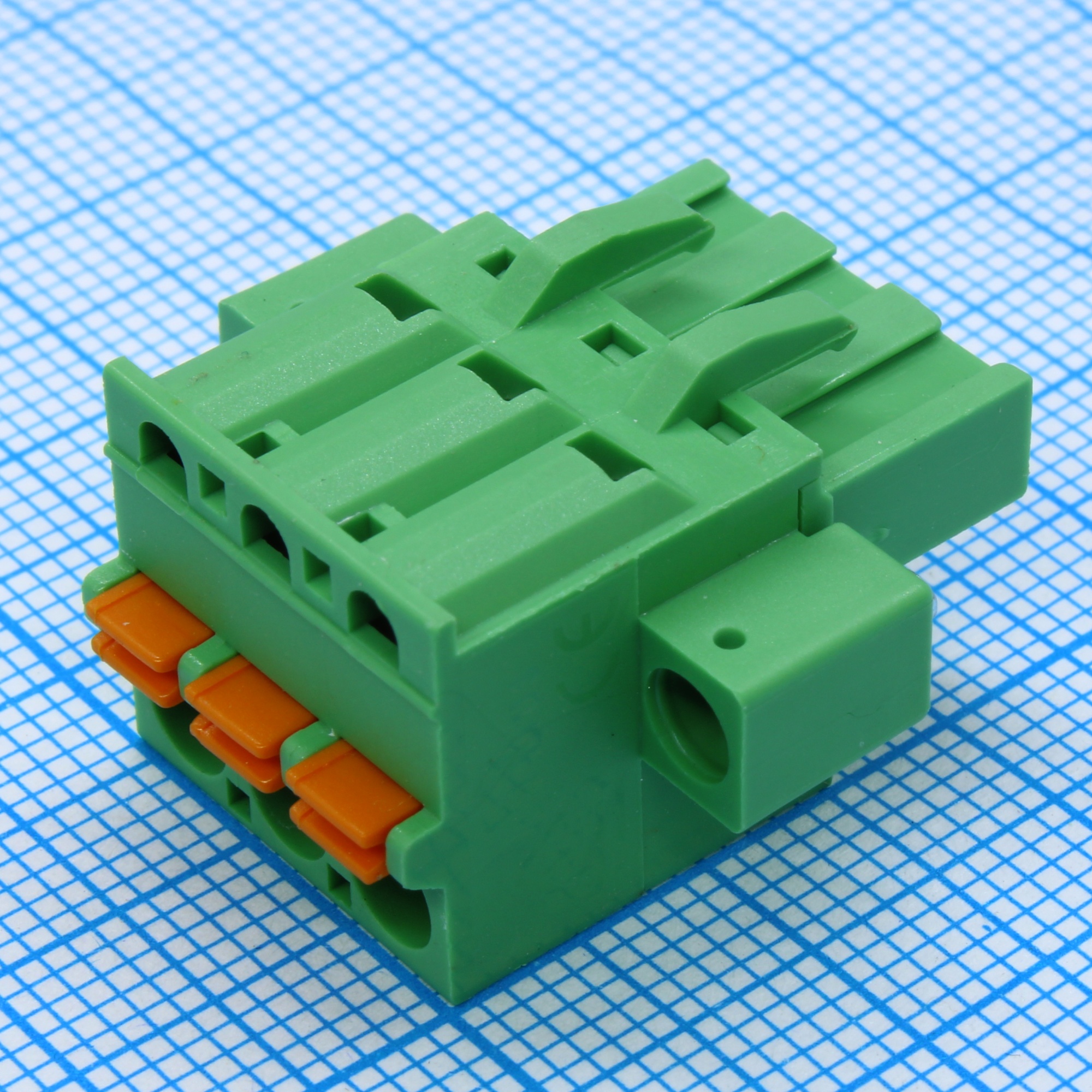 2EDGKDFM-5.08-03P-14-00A(H) - Нажимной безвинтовой клеммный блок 3 контакта шаг 5.08мм