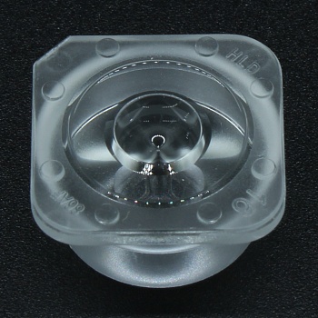 TV lens new type 16mm - Линза широкоугольная (TV back light lens), 2835/3030, эфф=93%, ~160°, D=16mm