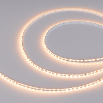 Лента UL-A140-3.5mm 24V Warm2700 (6 W/m, IP20, 2835, 5m) 045972 - Светодиодная узкая лента UL-A140, открытая. Светодиоды 2835, 140 шт/м (700 шт на 5 м), белая плата, ширина 3.5 мм, скотч 3M. Цвет Теплый 2700 K, цветопередача CRI>90, угол 120°. Питание 24V