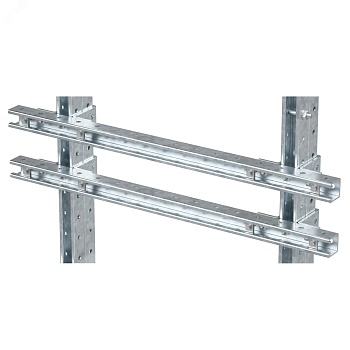Комплект монтажных профилей на раму для крепления 3 оболочек винтами din 84 M6X40 12 шт. , горячеоцинкованный, длина 900 мм EX-E3FPR09