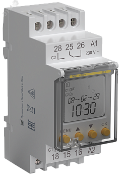 KARAT Таймер ТА80 астрономический 16А 230В на DIN-рейку MTA-A-16