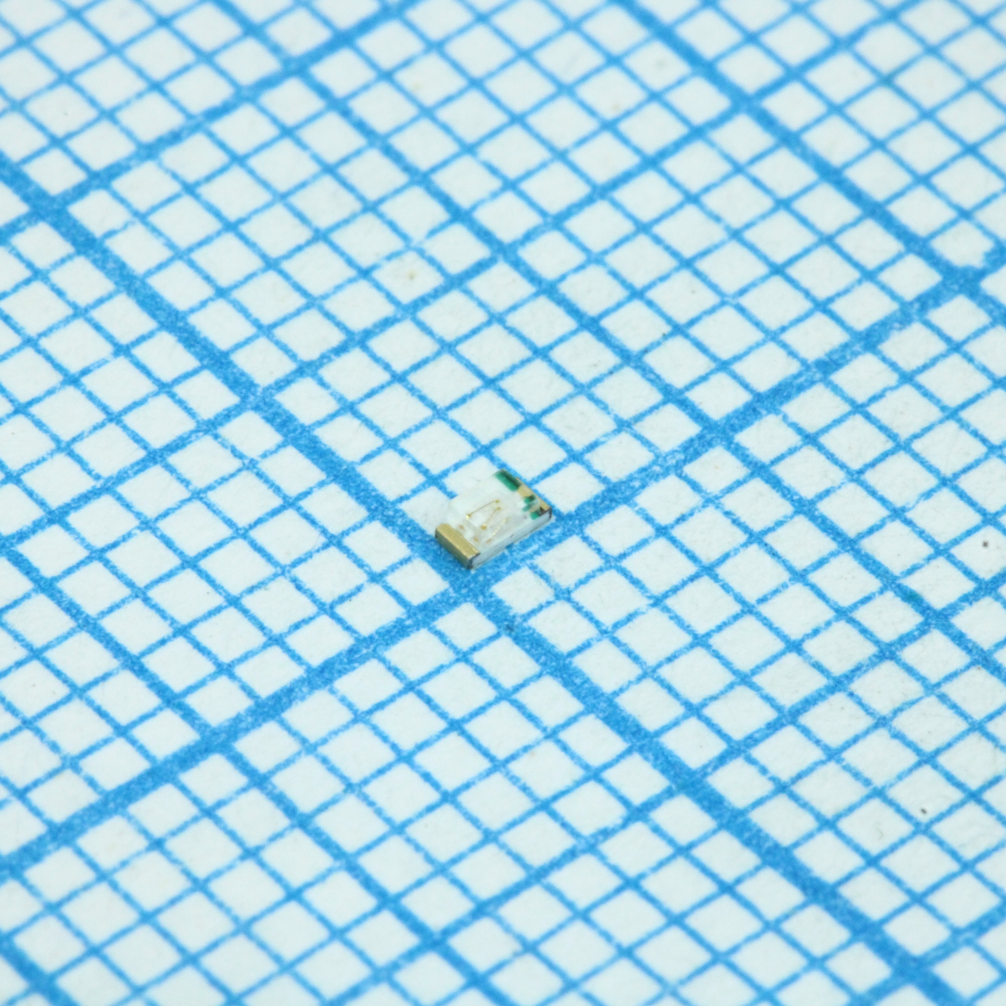 HL-PST-1608U51GC - Светодиод smd 1,6х0,8мм/зеленый/522нм/600-800мкд/2.6-3.3v,  If=10mA/прозрачный/130°