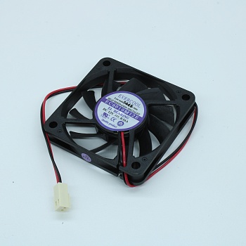 EC6010M12EL - Вентилятор 12В, 60х60x10мм V 4000 об/мин, самосмазывающийся подшипник. 1.92W/0.16A