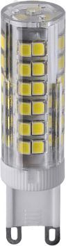 Лампа светодиодная LED 6вт 230в G9 тепло-белый капсульная 19830