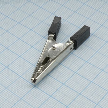 крокодил   1228 BLACK - зажим типа крокодил