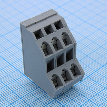 DG245H2-5.0-06P-11-00A(H) - Нажимной безвинтовой клеммный блок 6 контактов. Зажим типа зажимная клеть. Серия DG245H2-5.0