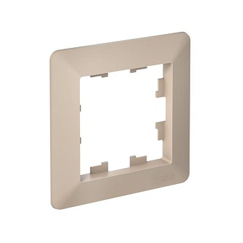 ATLASDESIGN AIR 1-постовая РАМКА, ПЕСОЧНЫЙ/дымчатый белый ATN221201