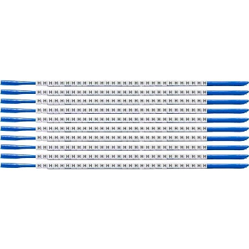 brd133017 - SCN-07-H клипсы белые, 300шт/упак, для провода 1,9-2,4мм диаметра, легенда H