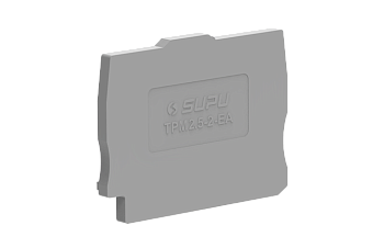 Торцевая крышка TPM2.5-2-GY-EA - Торцевая крышка для клемм TPM2.5-2…, цвет: серый