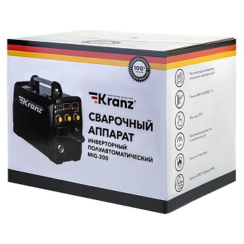 Аппарат сварочный инверторный полуавтоматический MIG-200 11-0927