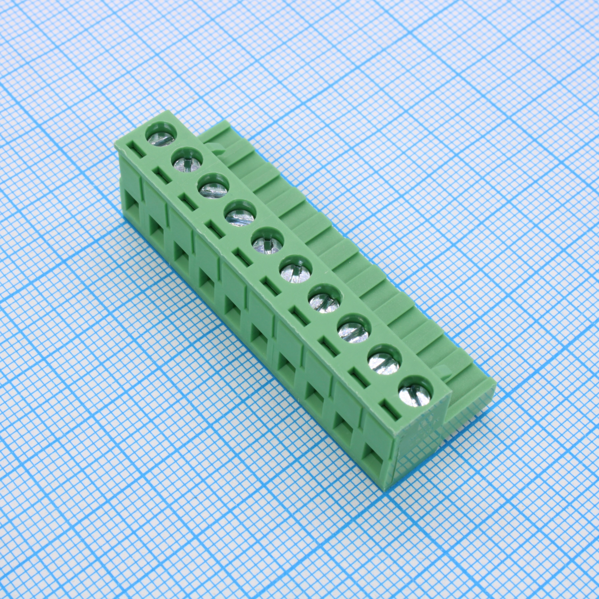 2EGTK-5.08-10P-14-00 - Разъемный клеммный блок, 10 контактов. Серия 2EGTK-5.08