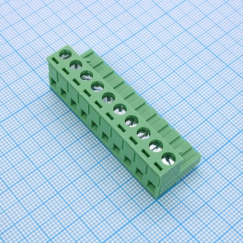 2EGTK-5.08-10P-14-00 - Разъемный клеммный блок, 10 контактов. Серия 2EGTK-5.08