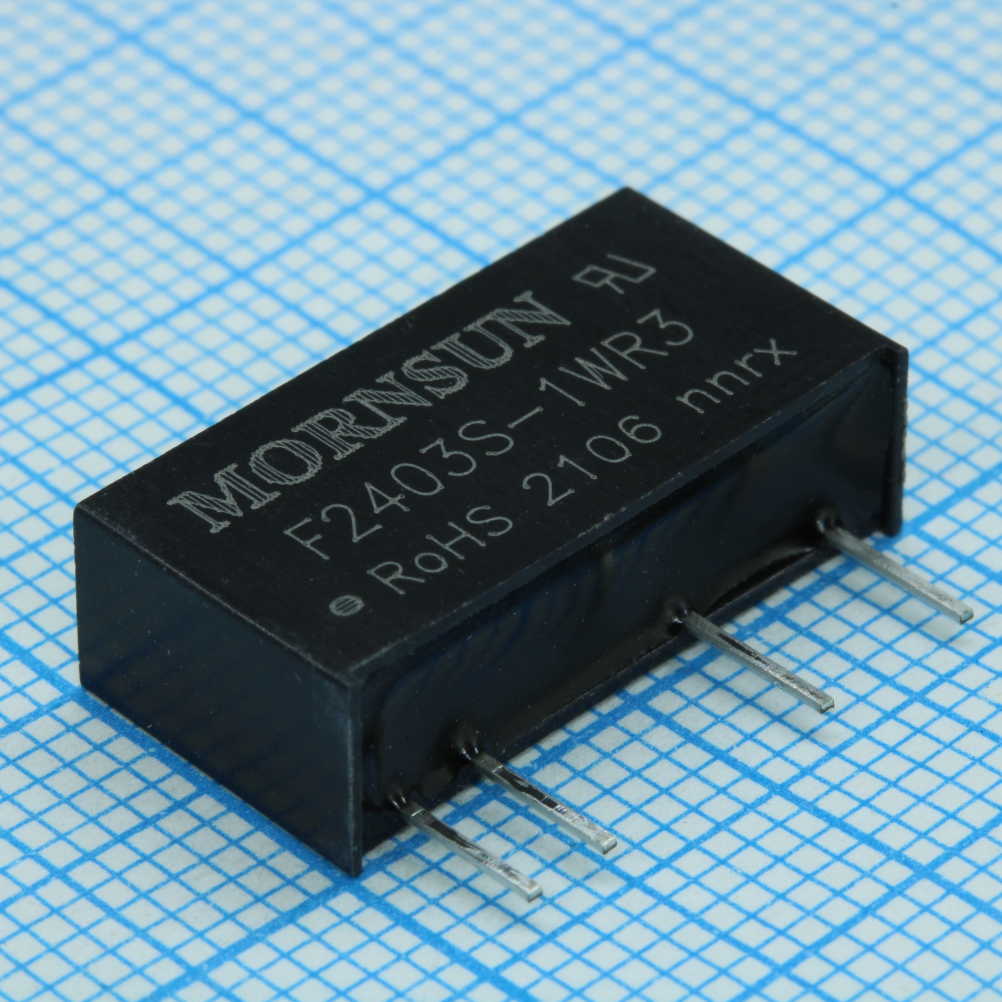 F2403S-1WR3 - Преобразователь DC/DC мощность, Вт: 1 вход 24В выход 3.3В изоляция: 3000В