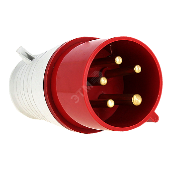 Вилка переносная 025 32А 3P+PE+N 380В IP44 ps-025-32-380