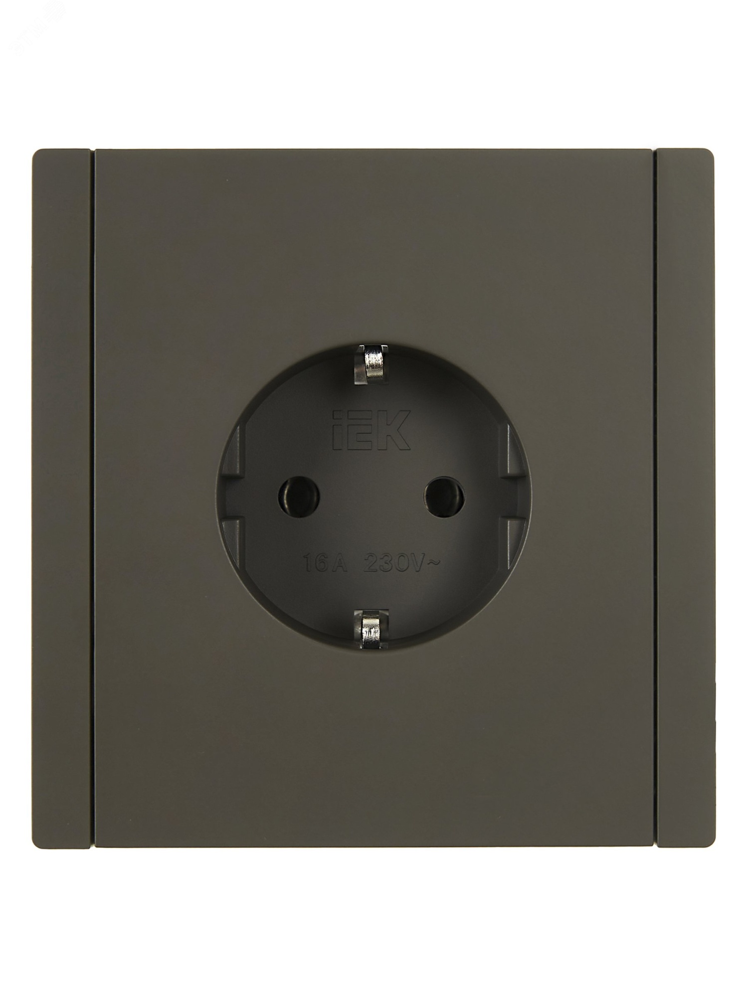 Розетка СП FORTE&PIANO FP316 16А с заземл. без защ. шторок винт. крепл. сер. IEK FP-R11-16-K03
