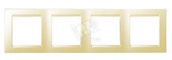 Рамка 4-м 5 сл. кость 1500640-031