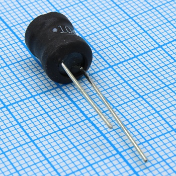 RLB1314-104KL - Индуктивность проволочная, радиальная, на ферритовом сердечнике 100000uH 10% 1KHz 80Q-Factor Ferrite 100mA 12Ohm DCR RDL Bag