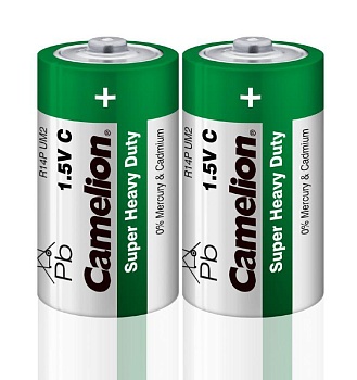 Элемент питания солевой C/R14 R14P-SP2G 1.5В SR-2 (уп.2шт) 1661