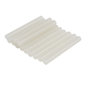 Стержни клеевые 11мм,100мм, 12шт/ светя - блистер,прозрачные светящиеся