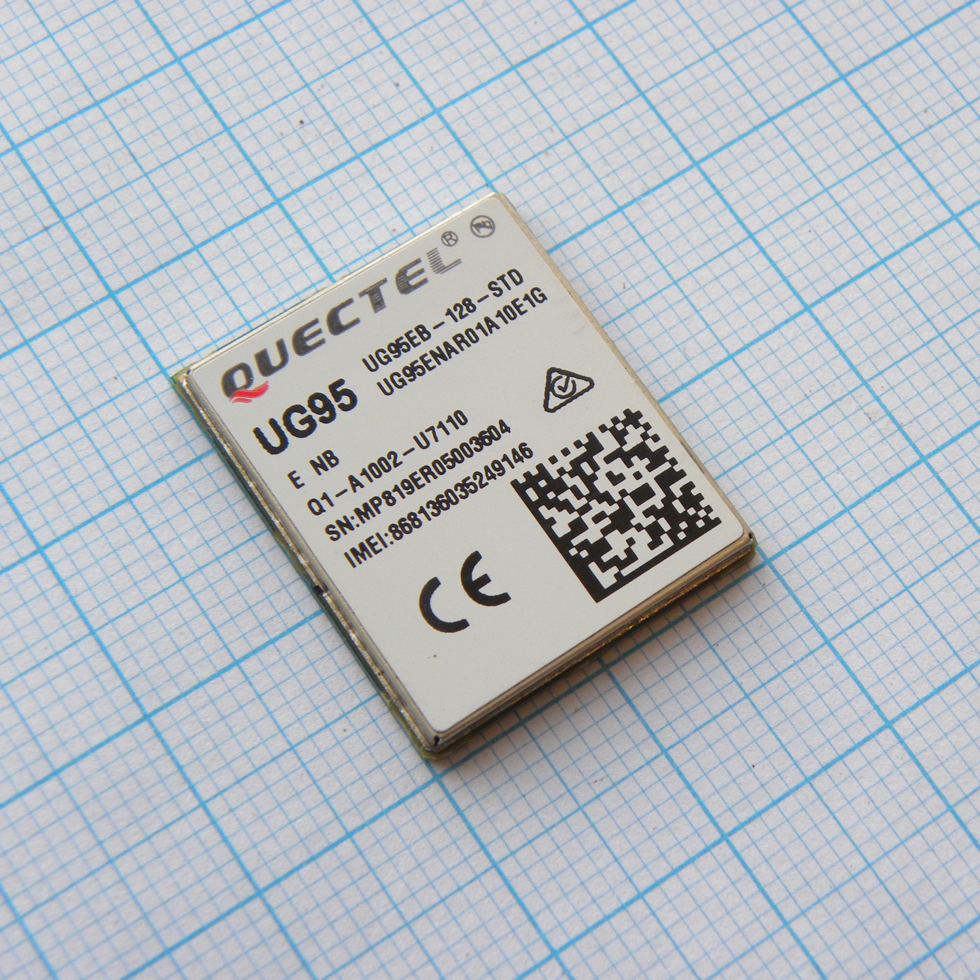 UG95EB-128-STD - Сверхминиатюрный UMTS/HSPA модуль высокоскоростного беспроводного соединения