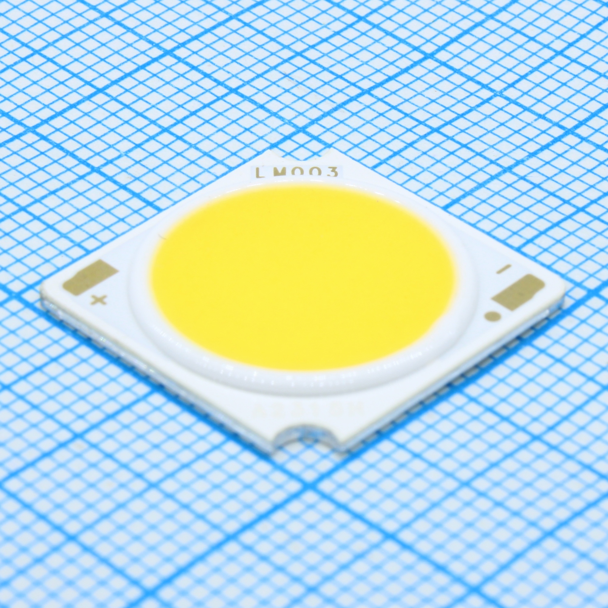 HL-LM003H384W-20B10C12(Ra4) (4000K) - 32-43W COB/ 4000K/ 36v/ 4010Lm @ 1000mA (111Lm/W)/ Ifmax=1200mA/ CRI=90/ 19x19x1,6mm/ 120°