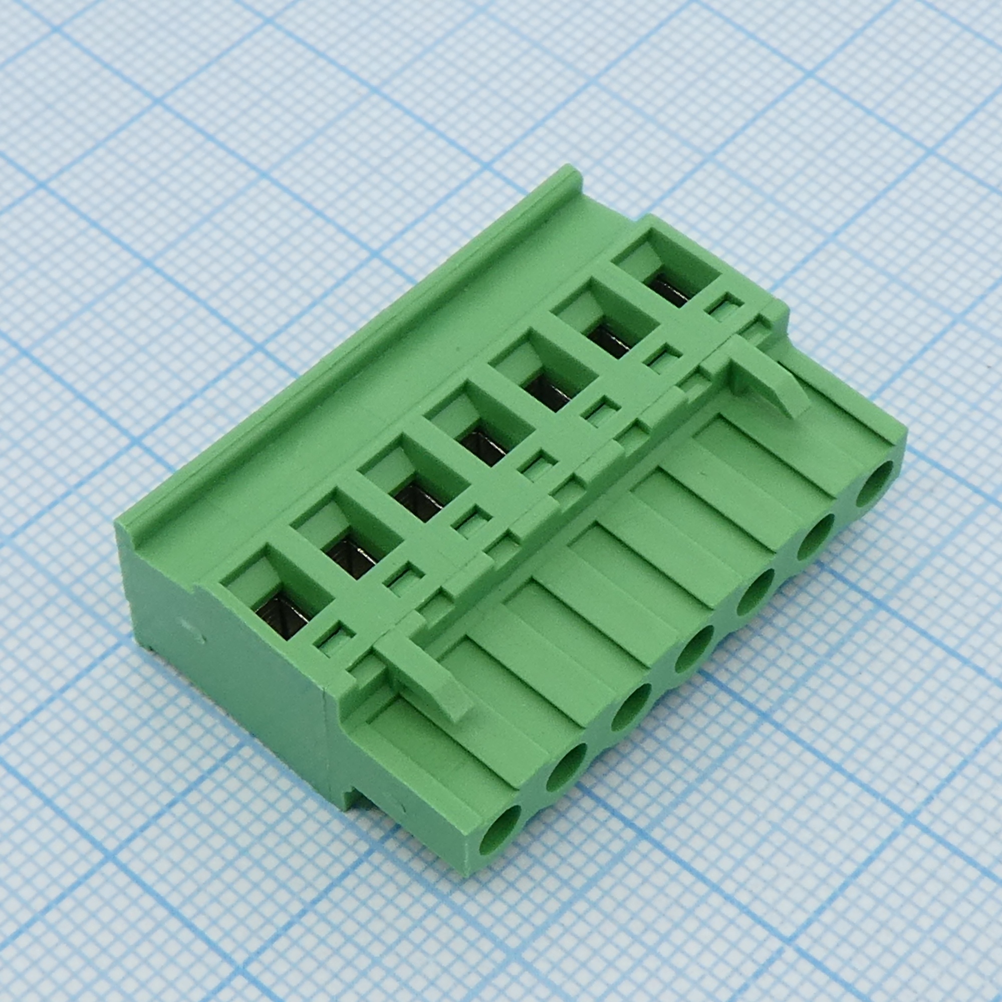 2EDGKA-5.08-07P-14-00A(H) - Разъемный клеммный блок 7 контактов шаг 5.08мм