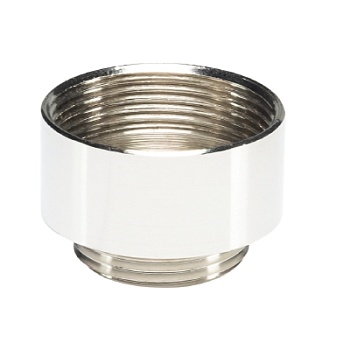 Переходник 05.507.8921.0 - Резьбовой переходник, наружная резьба M32x1,5, внутренняя резьба M40x1,5, латунь, тип покрытия: никель