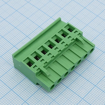 2EDGKA-5.08-07P-14-00A(H) - Разъемный клеммный блок 7 контактов шаг 5.08мм
