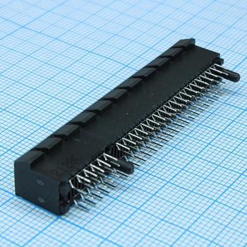 877159206 - Разъем карты PCI Express 98 контактов шаг 1мм монтаж в отверстие лоток