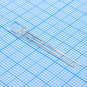 FYL-25A3URC1B - Светодиод 2х5мм/красный/625нм/180мкд/прозрачный/100°