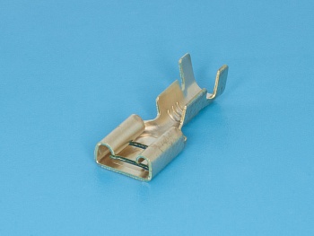 TA-3.5FO - Клемма ножевая 6,3мм, гнездо на провод 2,5-4,0мм, кратно 100шт.