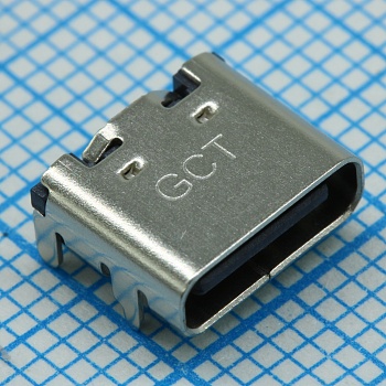 USB4105-GF-A - Разъем USB 2.0 тип С SMT 0.95мм монтаж в отверстие