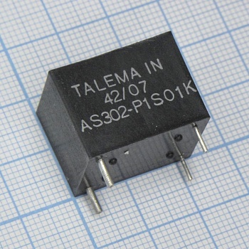 AS-302 - Датчик тока 15A, 1:200, 20-200kHz, 1 силовая обм./1 измерительная обм.