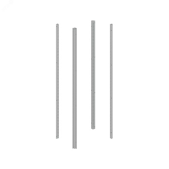 Стойки вертикальные, для шкафов nCQE высотой 1400 мм, 4 шт. RAL7035 R5NKMN14