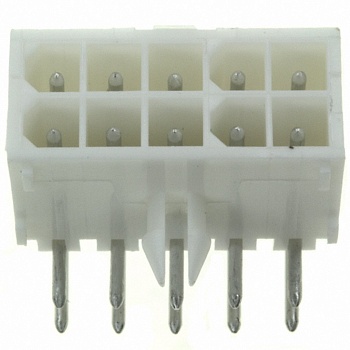 1-770971-0 - Разъем типа провод-плата, угловой, 4.14 мм, 10 контакт(-ов), Штыревой Разъем