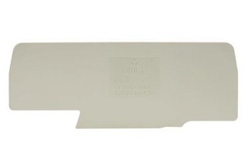 Пластина разд. TWFN 4 D2/2/35 - Разделительная пластина, для клемм WKFN 4 D2/2..., цвет: серый