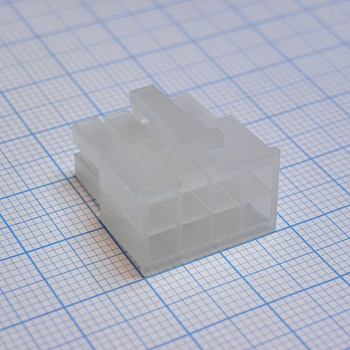 39012080 - Корпус разъема,  Гнездо, 8 конт.(2х4) шаг 4.2 мм Серия Mini-Fit