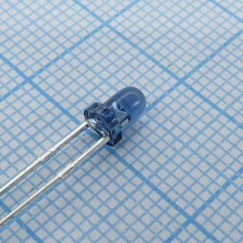 L-34SF6BT - Инфракрасный светодиод 3мм 860нм прозрачный синий корпус 50°