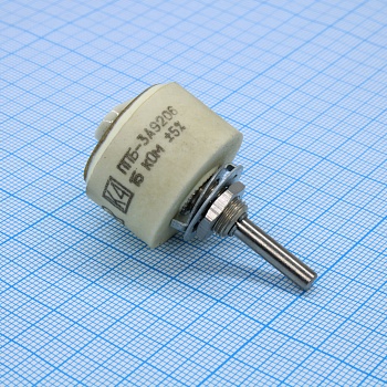 ППБ-3А  15К ±5% - Резистор переменный проволочный 15кОм ±5% 3Вт