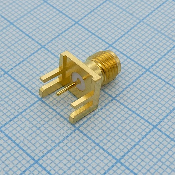 732511150 - Разъем РЧ / Коаксиальный, SMA Коаксиальный, Прямое Гнездо, Торцевой, 50 Ом, Сплав Бериллиевой Меди