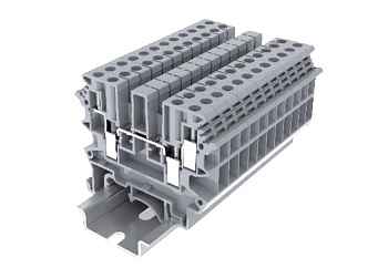 Проходная клемма 305941 - Проходная клемма, UK4, 4 точки подключения, тип фиксации провода: винтовой, номинальное сечение: 4 мм кв., 32A, 630V, ширина: 6,2 мм, цвет: серый, тип монтажа: DIN 35