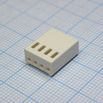 I-DS1070-SCV04 - Розетка на кабель  2.54мм, требуются контакты  T-DS1070-SC600