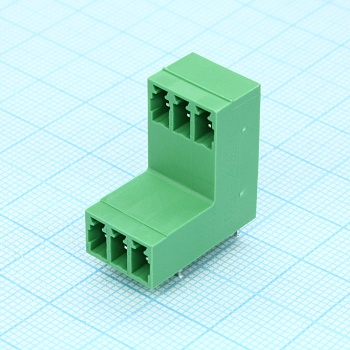 15EDGRT-3.81-06P-14-00A(H) - Блок клеммный соединительный на плату, 6 контактов. Серия 15EDGRT-3.81