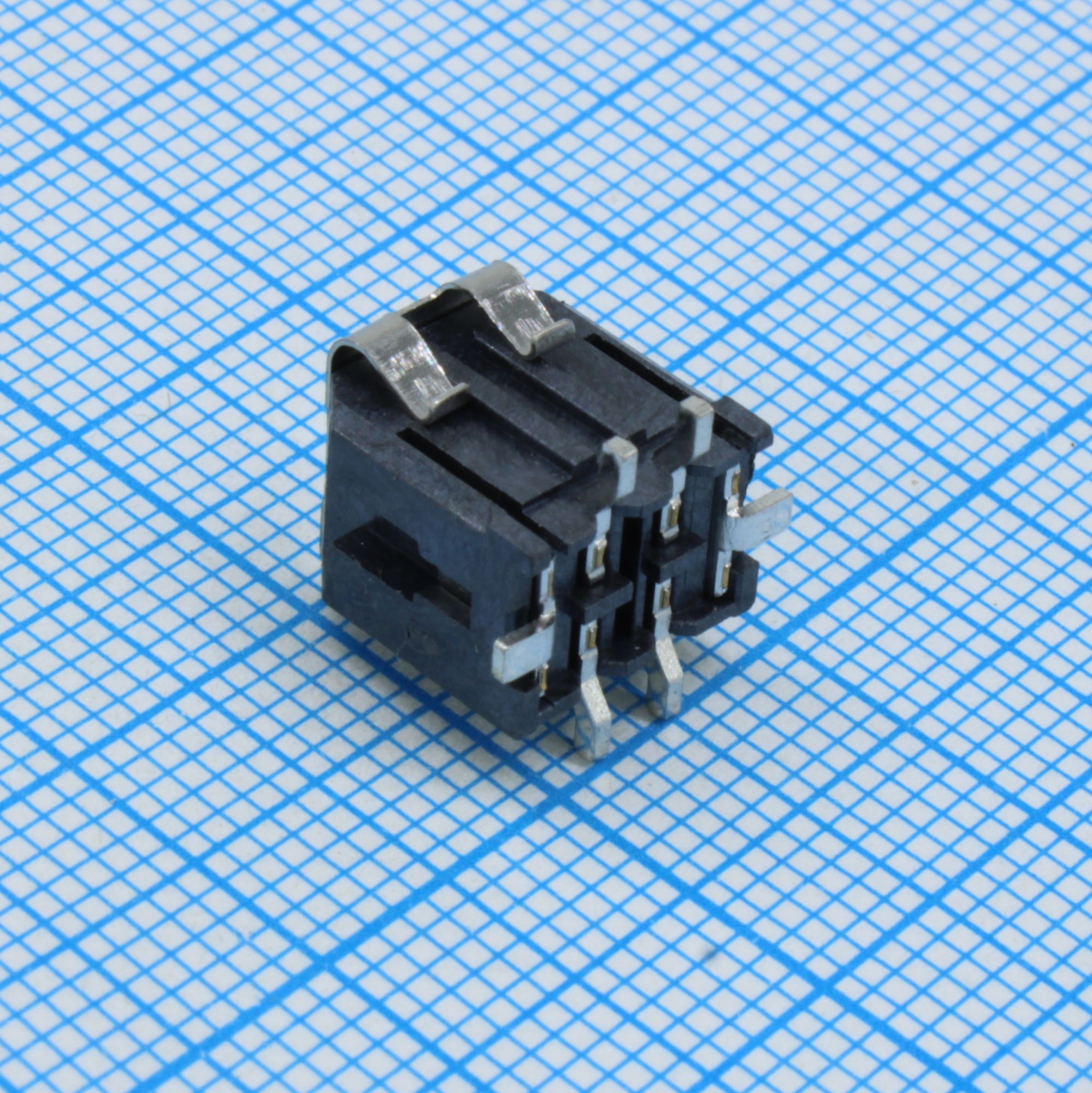 DS1073-07-2X2MS6BR - Разъем штыревой двухрядный  (2х2) на плату SMD