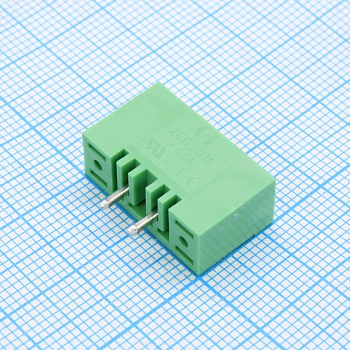 2EGTVM-5.08-02P-14-00 - Разъемный клеммный блок на плату, 2 контакта. Серия 2EGTVM-5.08