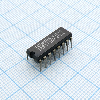 TA8111AP - Пpедусилитель для аудиосистем, 2 канала, 6В 0.1Вт