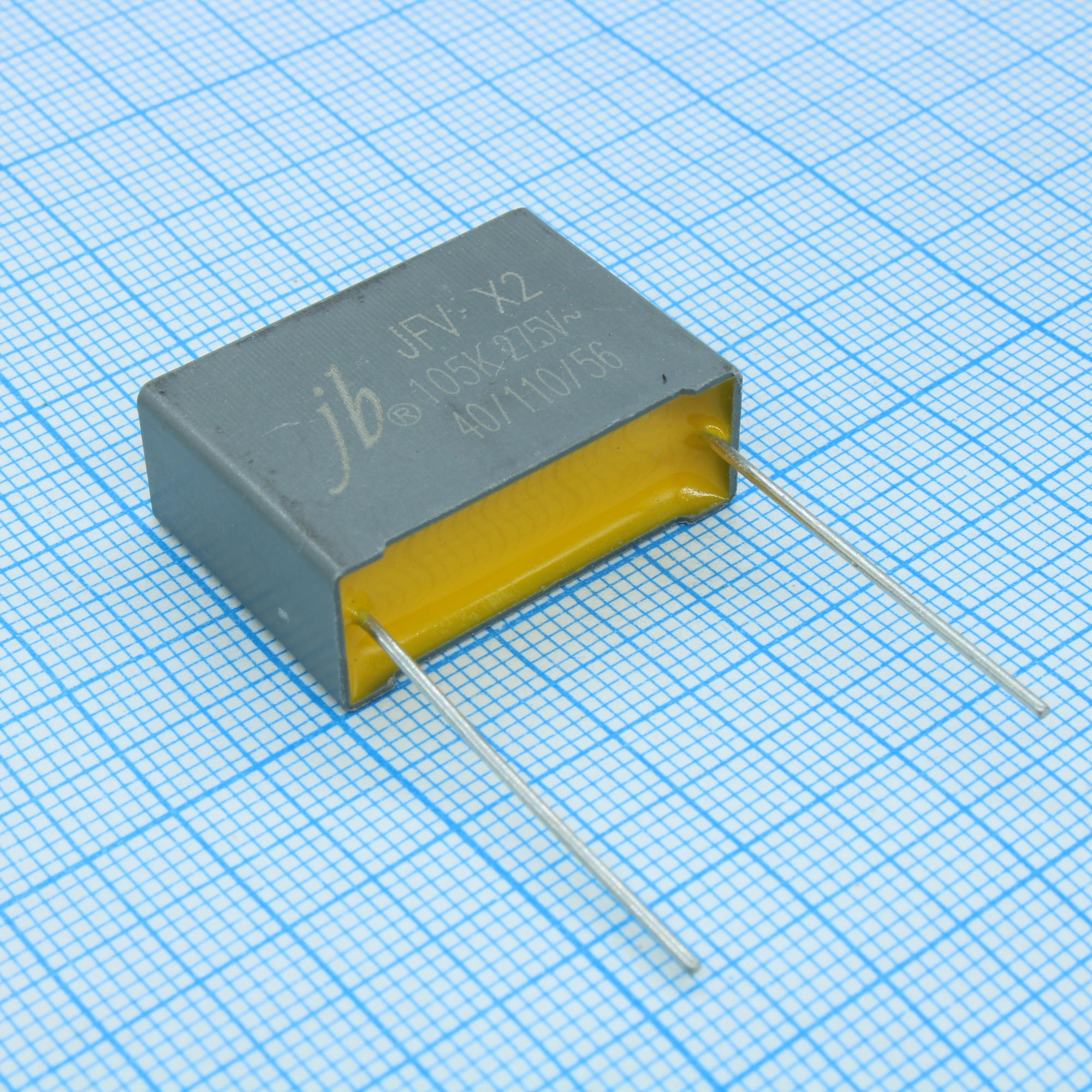 JFV0A1105K225000B - Конденсатор помехоподавляющий X2 1мкФ 275VAC